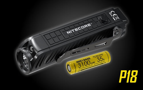 NITECORE P18 1800 Lumen Compact Flashlight w/ Silent Tactical Switch a ...