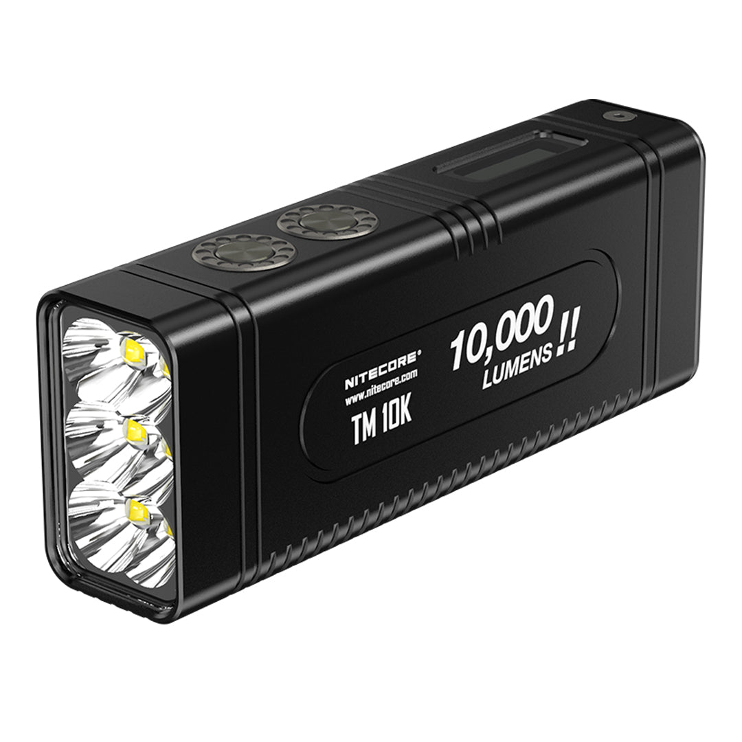 Nitecore TM10k 10,000 Lumen USB-C Rechargeable Flashlight 6 ÃƒÆ’Ã†â€™ÃƒÂ¢Ã¢â€šÂ¬Ã¢â‚¬Â CREE XHP35 HD LED - 1 x 21700 Battery