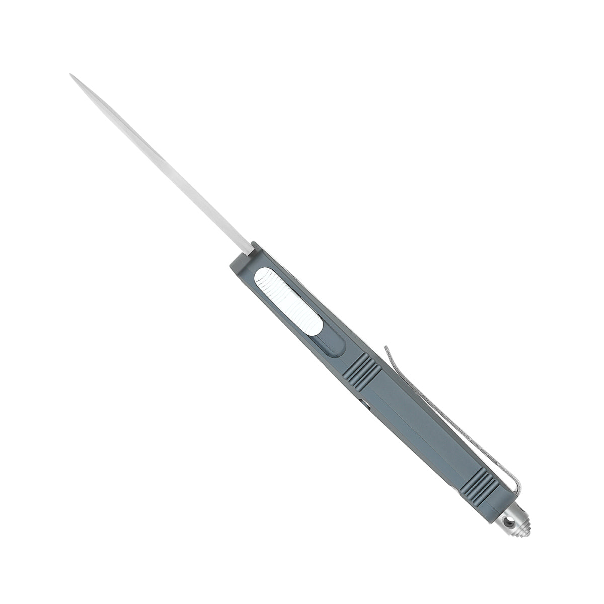 CobraTec FS-X Small Grey OTF Knife - D2 Steel 2.5in Dagger Blade