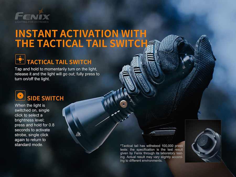 Fenix HT18 1500 Lumen 1 x 21700 Cree XHP35 HI LED Flashlight