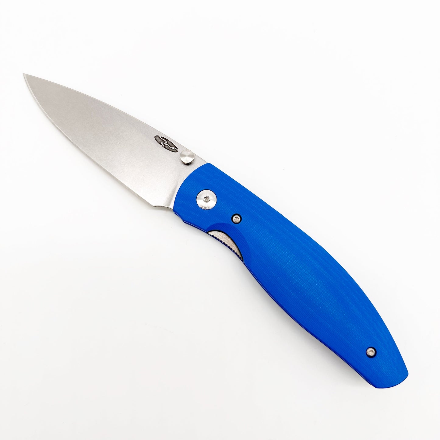 Three Rivers Mfg Neutron 2 Magnacut Blade ROYAL BLUE G10 3D Contoured Scales