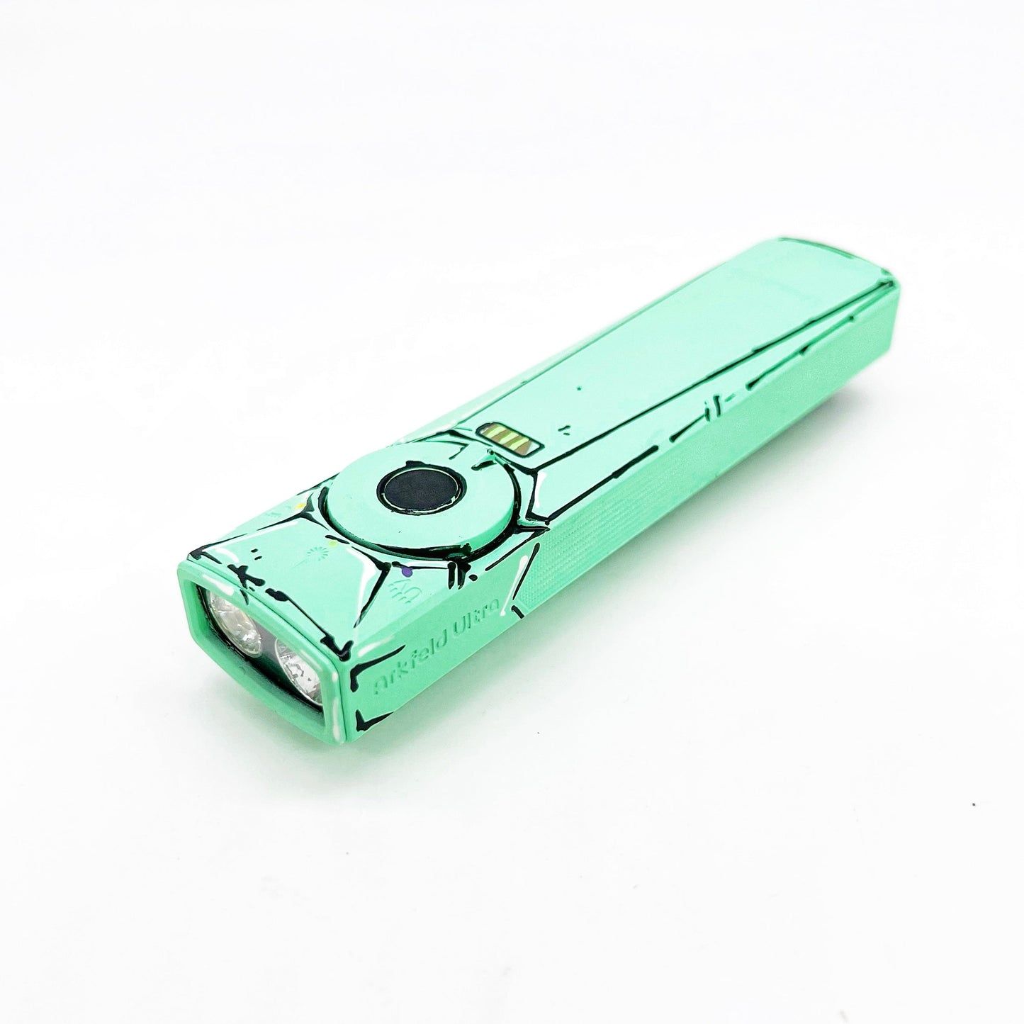 Olight Arkfeld Ultra Comic Book 1400 Lumen EDC Flashlight Rechargeable Aluminum Body - Island Green