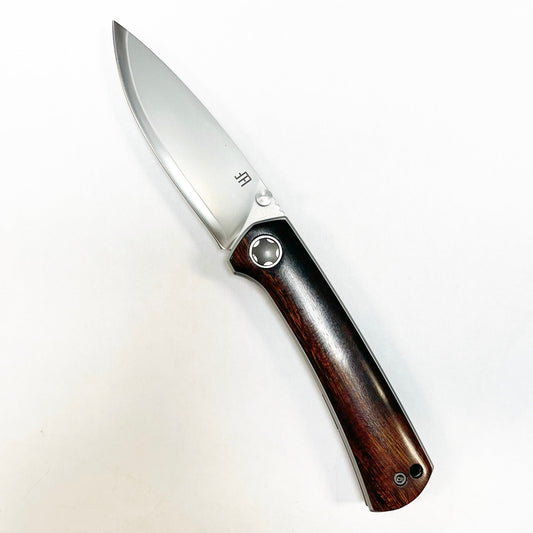 North Mountain Blade Ultra-IronWoodZDP189 front view folding knife