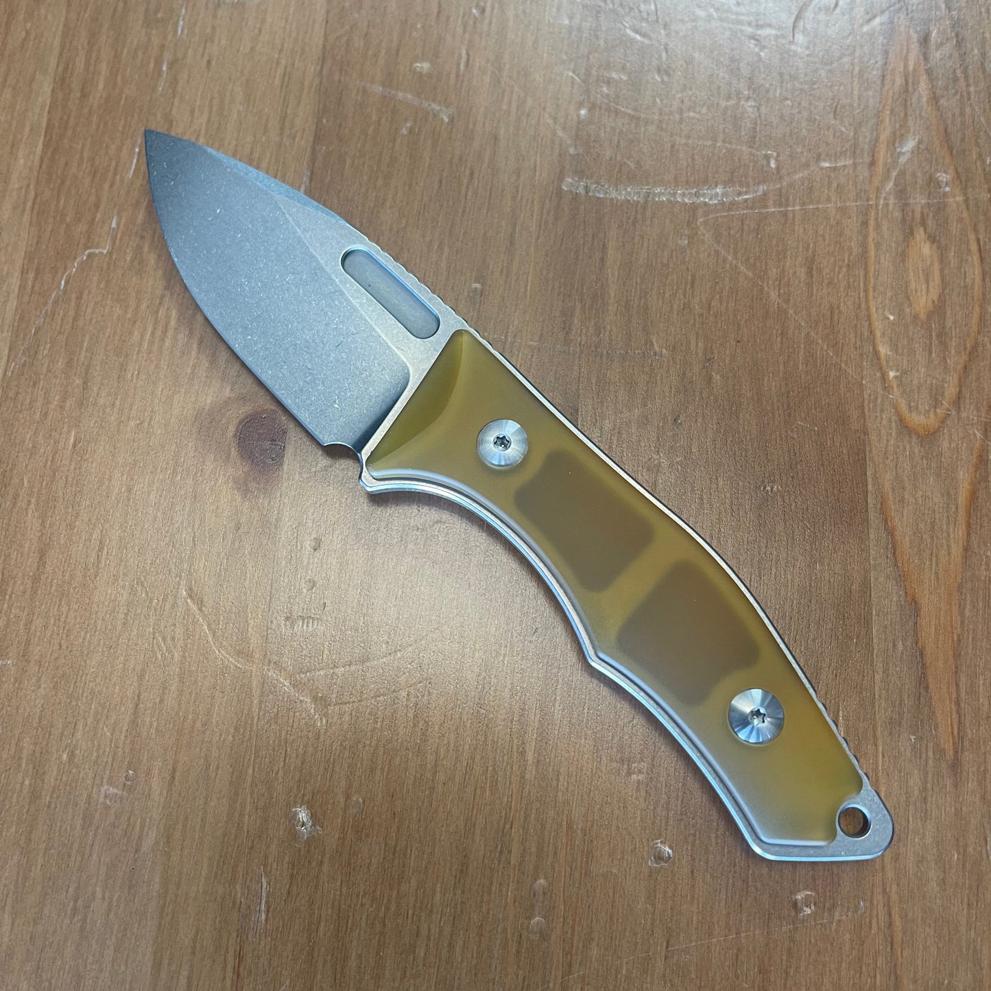 Griffin Scout 2.5 Fixed Blade 2.5in Magnacut Steel Ultem Handles Kydex Sheath Included