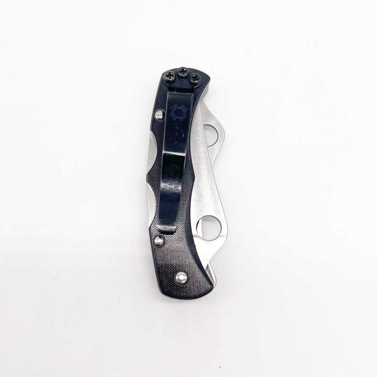 Spyderco Dyad Jr. Micarta Handles C39P&S Dual Blade Vintage Pocket Knife