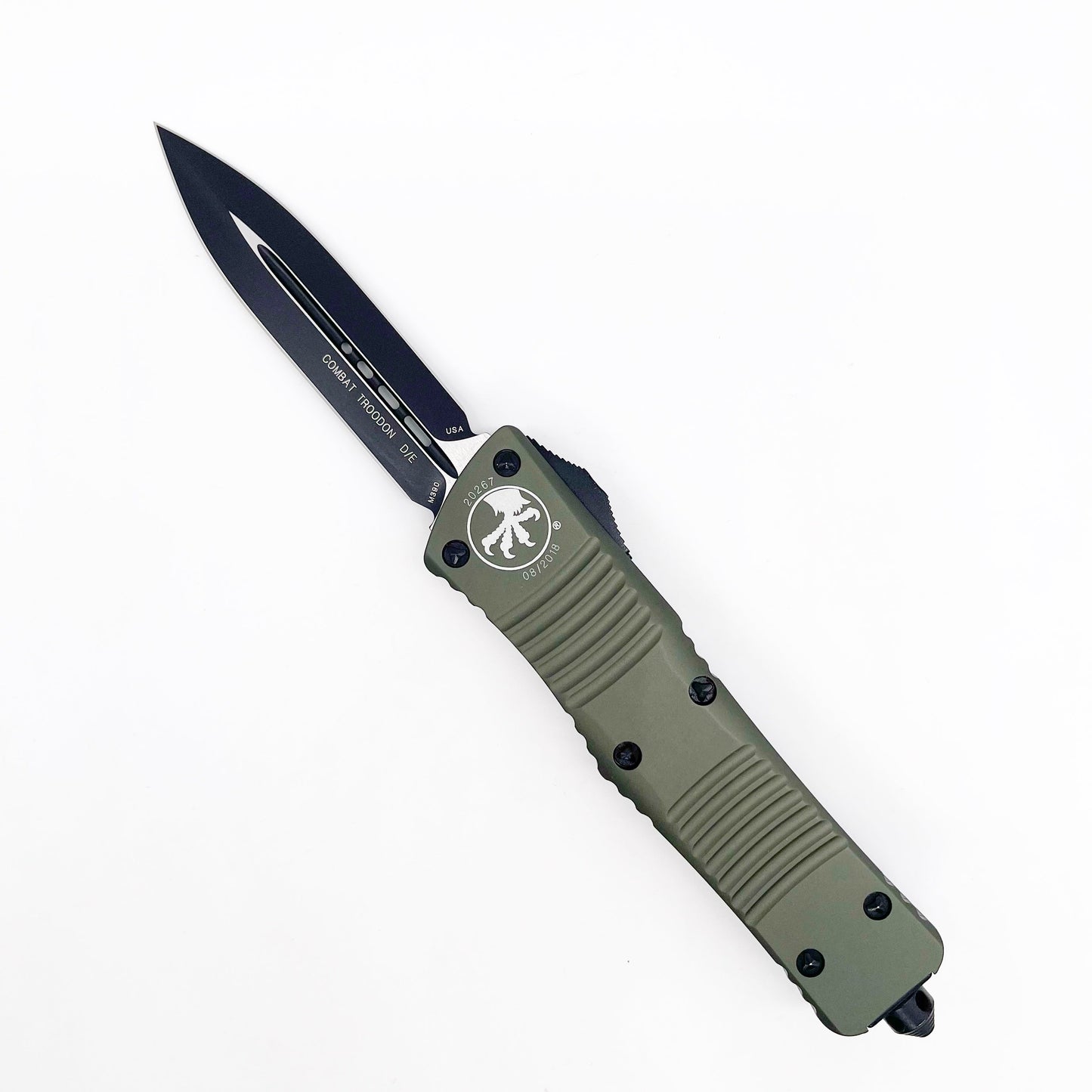 Microtech Combat Troodon D/E OD Green Standard 142-1 OD - Pre-Owned