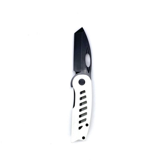 Bestech Knives Explorer Folding Knife 2.87in D2 Black Stonewash Steel Blade - BG37E