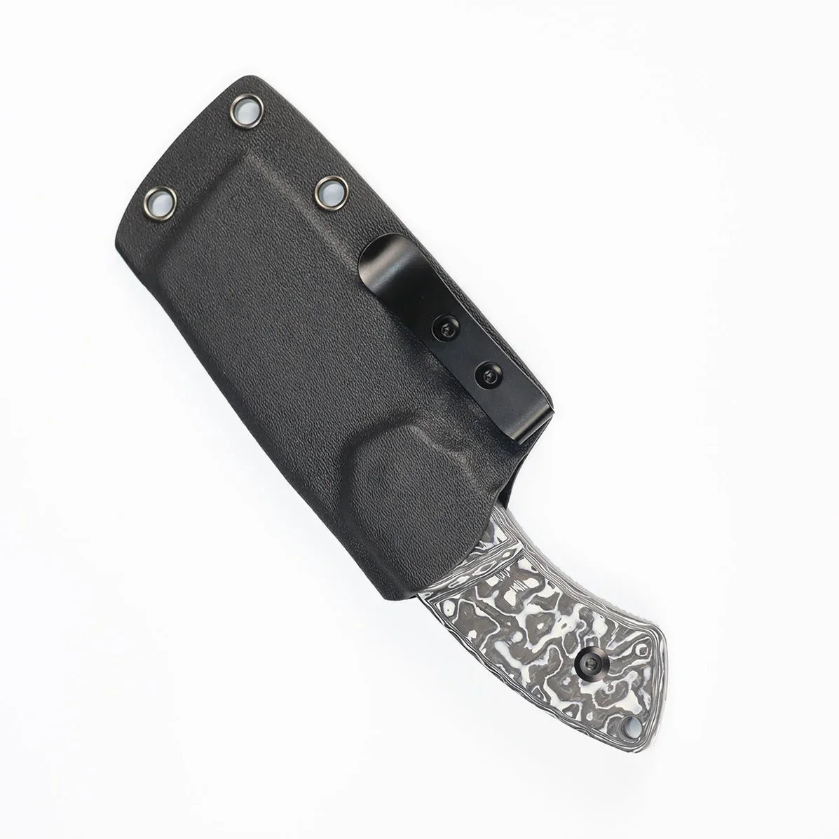 Kansept Korvid S 2.9" CPM-S35VN Black &amp; White Carbon Fiber G2030A5