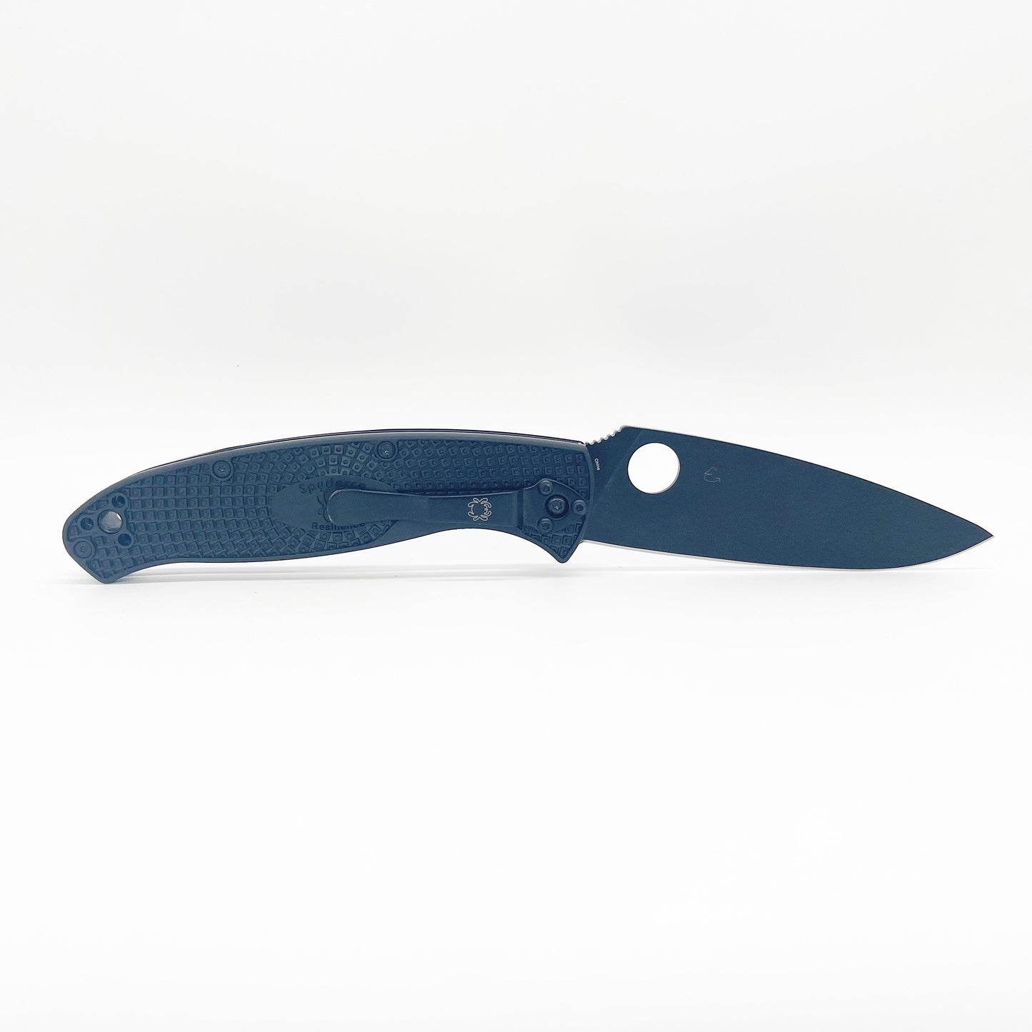 Spyderco Resilience C142PBBK Folding Knife 4.25in 8Cr13MoV Black Blade