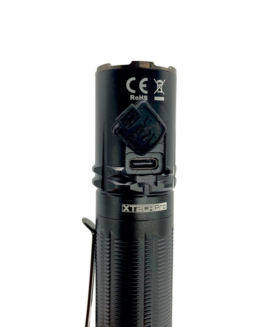 Klarus XT2CR PRO 2100 Lumen USB-C Rechargeable Tactical Flashlight - GoingGear.com