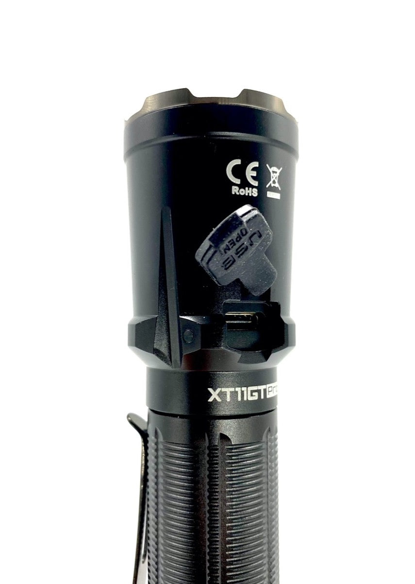 Klarus XT11GT Pro Dual-Switch 2,000 Lumen Type-C Rechargeable Tactical Flashlight - GoingGear.com