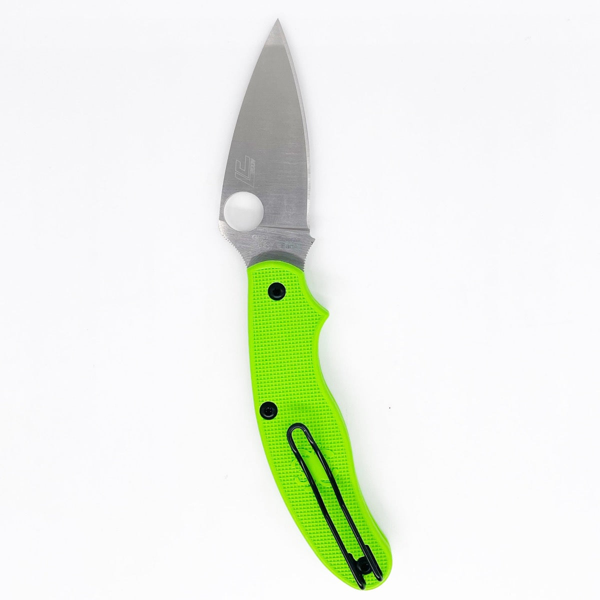 Spyderco UK Pen Knife 3in LC200N Steel Blade Green FRN Handles - C94PGR
