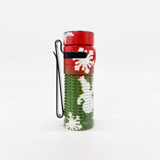 Olight Baton 3 1200 Lumen Handheld Rechargeable Flashlight 1 x 16340 Battery Included - Christmas Cerakote Limited Edition