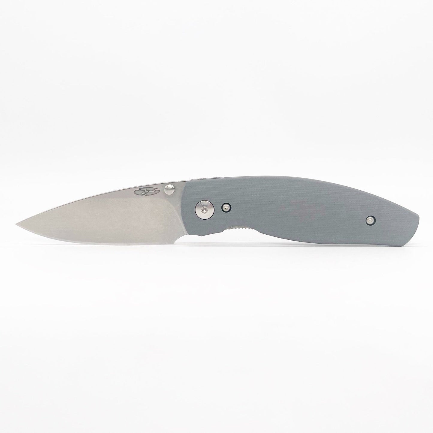 Three Rivers Mfg Neutron 2 Folding Knife 3in CPM 20CV Steel 3D G10 - Gray