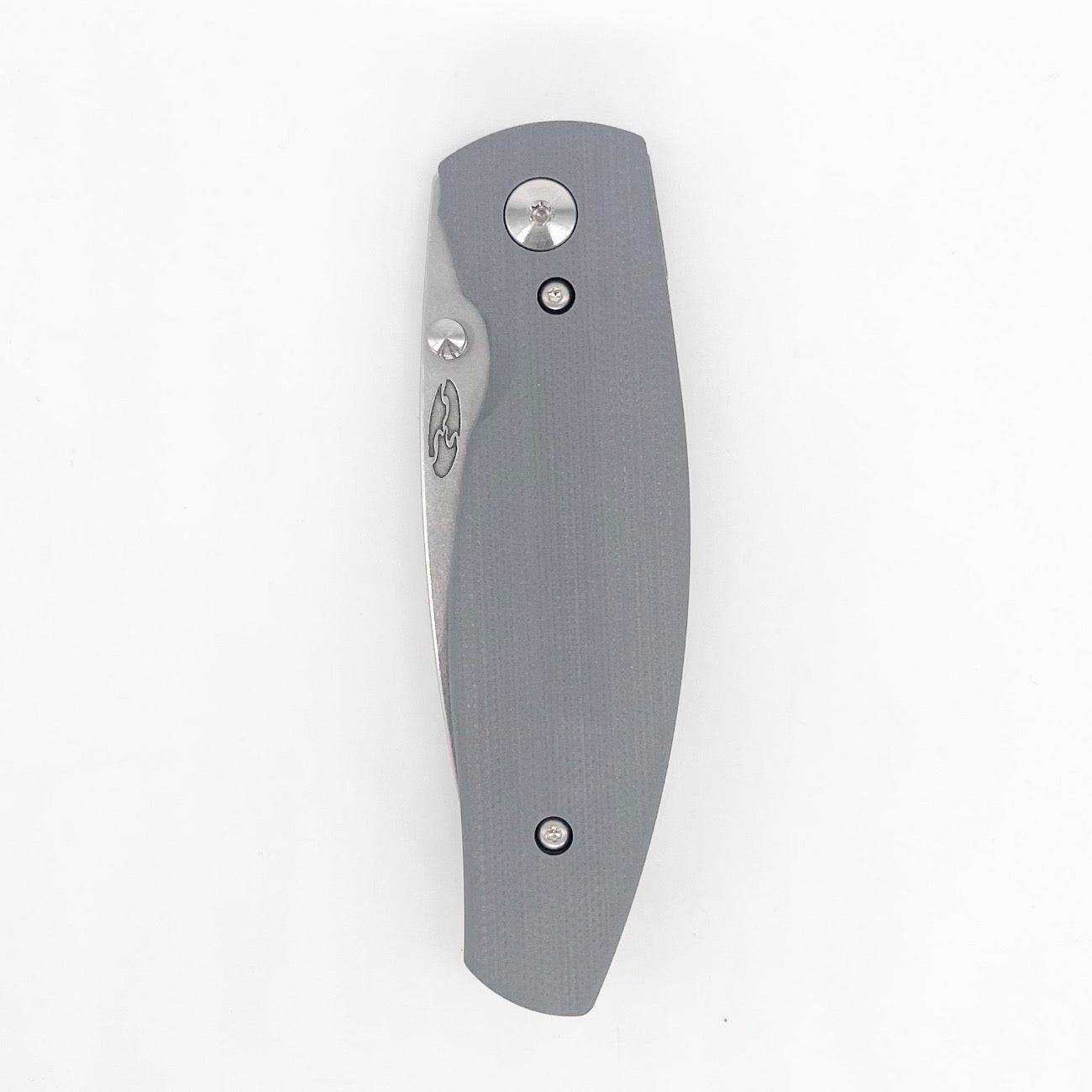 Three Rivers Mfg Neutron 2 Folding Knife 3in CPM 20CV Steel 3D G10 - Gray