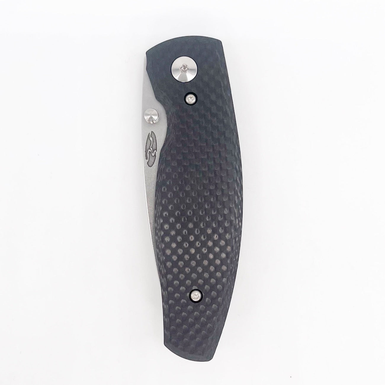 Three Rivers Mfg Neutron 2 Folding Knife 3in CPM 20CV Steel Carbon Fiber Handles