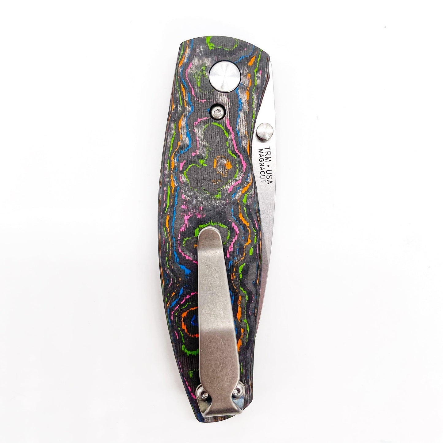 Three Rivers Mfg IRIE Magnacut Neutron 2 80s Camo Carbon Fiber 3D Handles