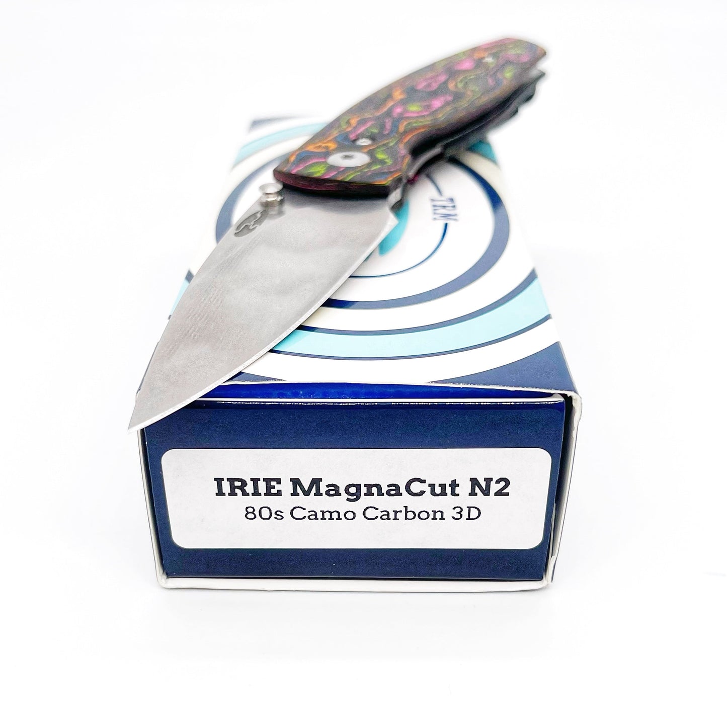 Three Rivers Mfg IRIE Magnacut Neutron 2 80s Camo Carbon Fiber 3D Handles