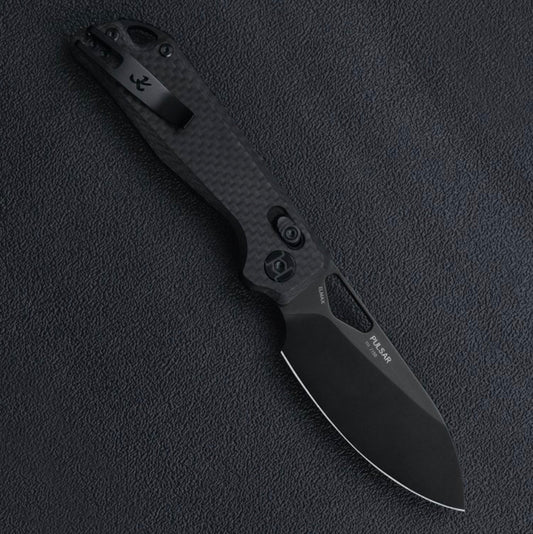 Kunwu Pulsar 3.34in DLC Elmax Blade Carbon Fiber Handle XT Lock X705F
