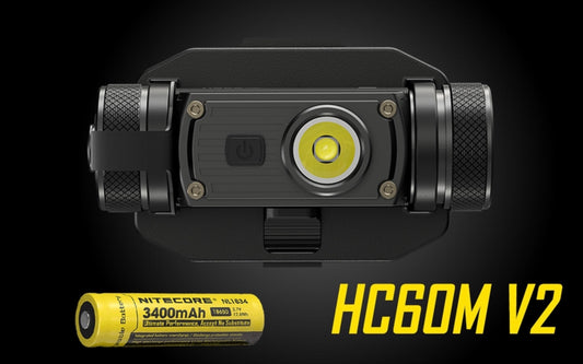 Nitecore HC60m V2 1200 Lumen 1*18650 Rechargeable Battery