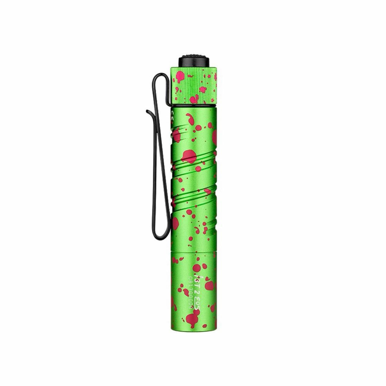 Olight I3T 2 EOS Zombie Green 200 Lumen Small EDC Flashlight AAA Battery Included