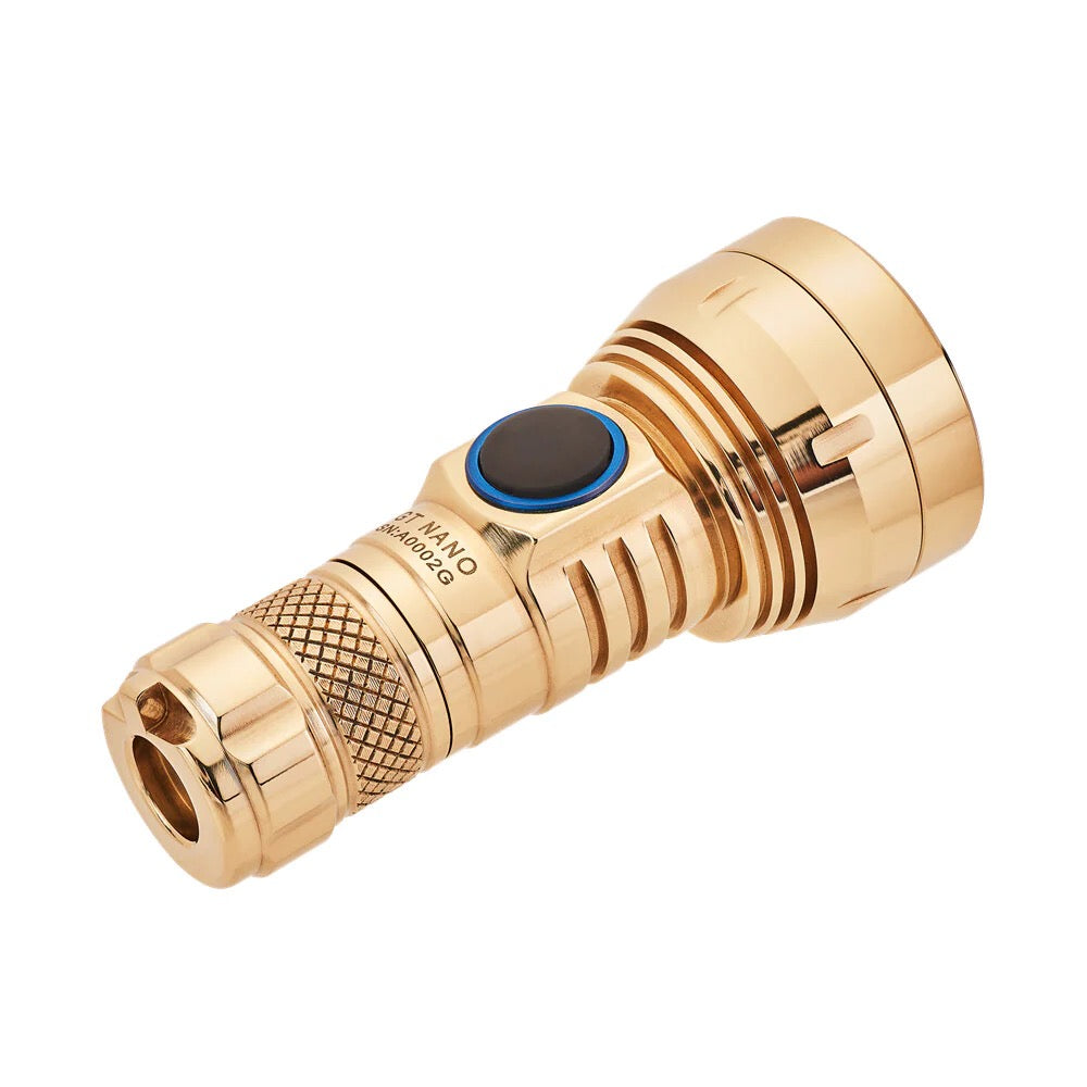 Lumintop GT Nano 450 Lumen Micro-USB Rechargeable Mini LED Flashlight - Brass / Copper