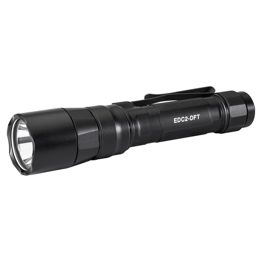 Surefire EDC2-DFT High-Candela Everyday Carry LED Flashlight 1 * 18650 Micro-USB Rechargeable Battery