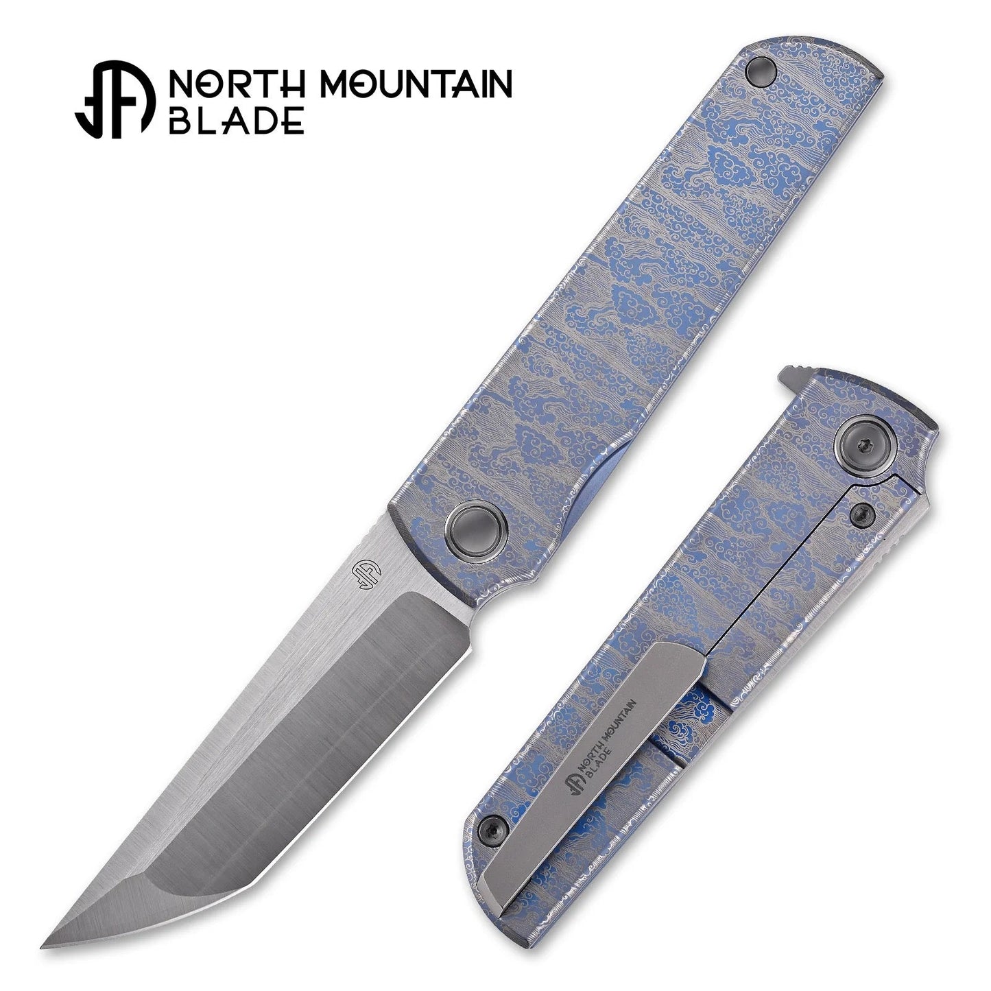 North Mountain Blade 2414-A-ZDP189-B zen tanto folding knife front view