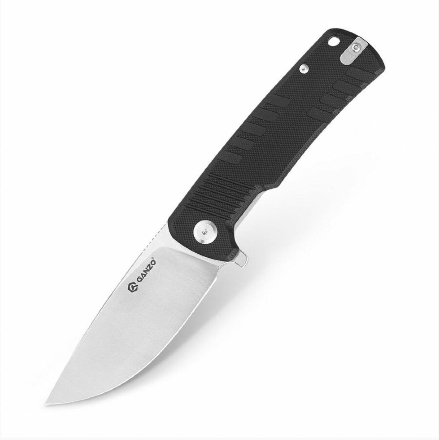 Ganzo G769-BK Folding Knife 3.54in D2 Steel Blade Black G10 Handles