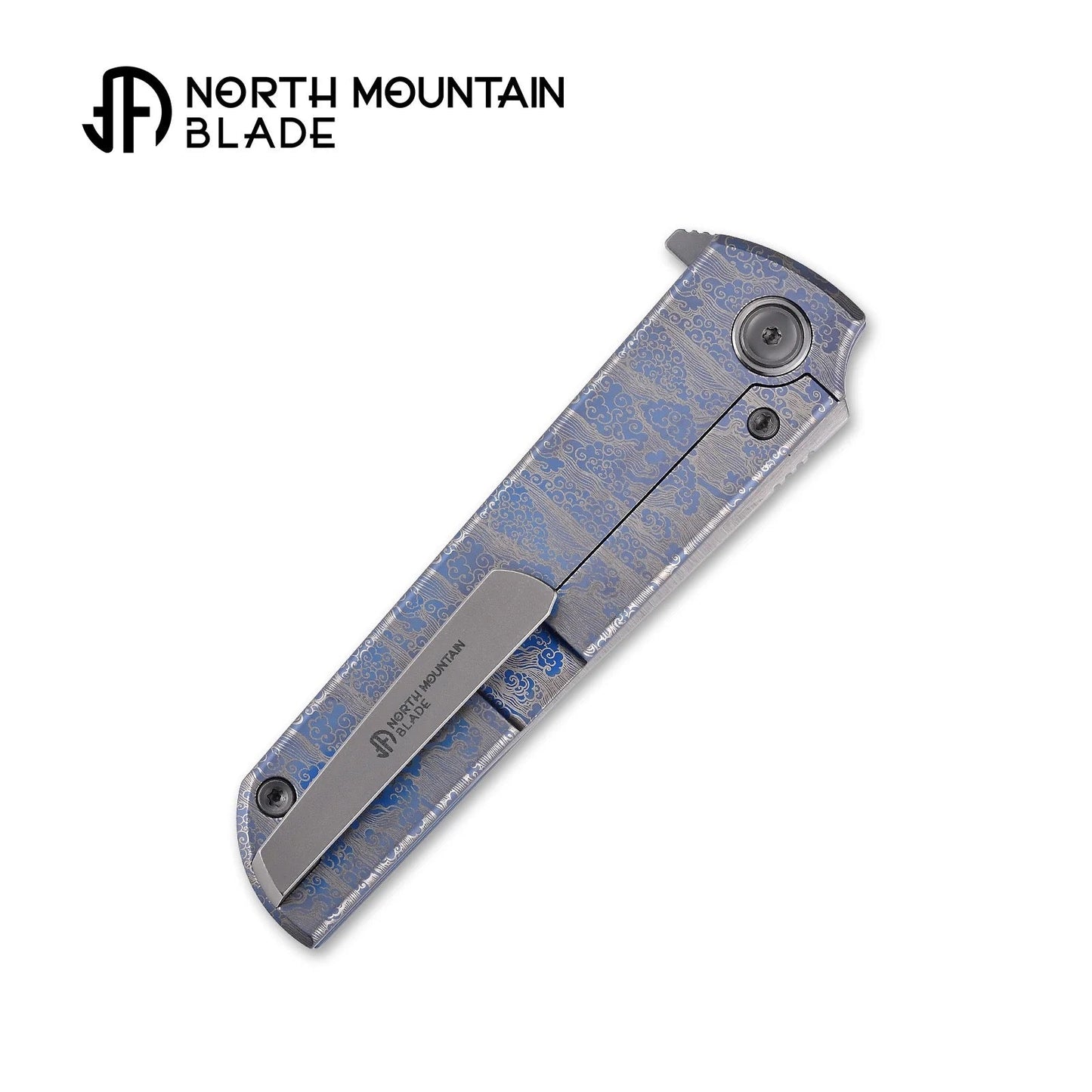 North Mountain Blade 2414-A-ZDP189-B zen tanto folding knife detail view 2