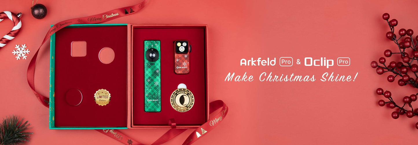 Olight Christmas Box Arkfeld Pro & Oclip Pro Limited Christmas Edition