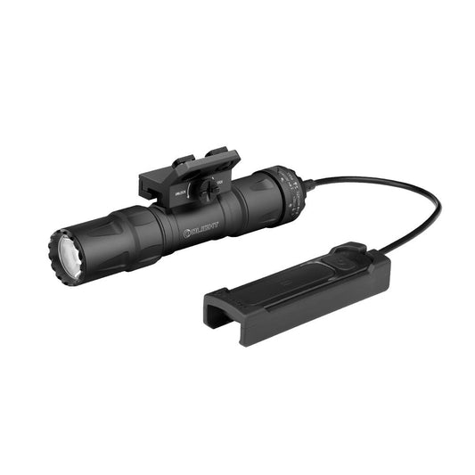 Olight Odin S M-Lok Rail Mount 1500 Lumen Rechargeable Compact LED Flashlight - Black