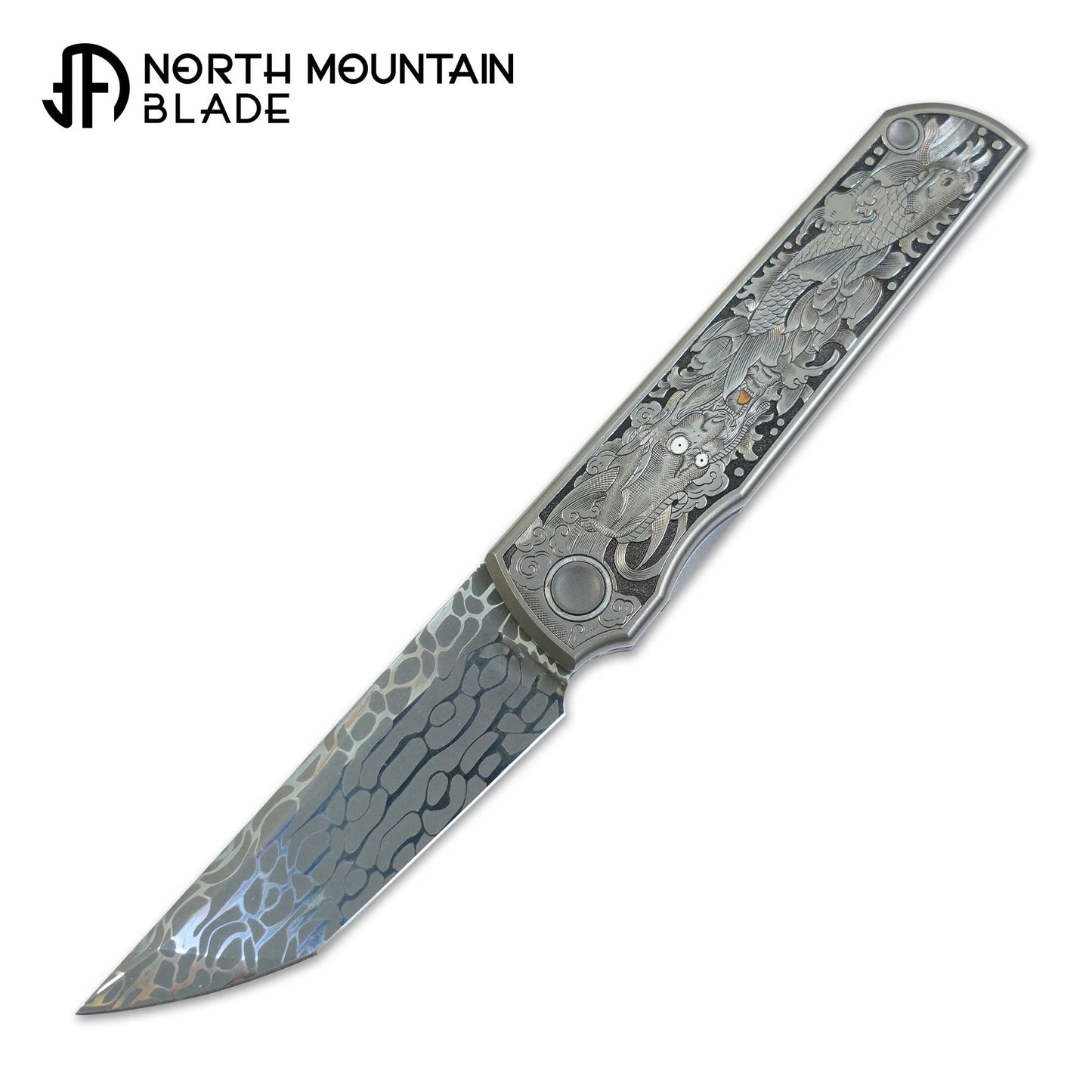 North Mountain Blade CHOP-KoiFish front view folding knife
