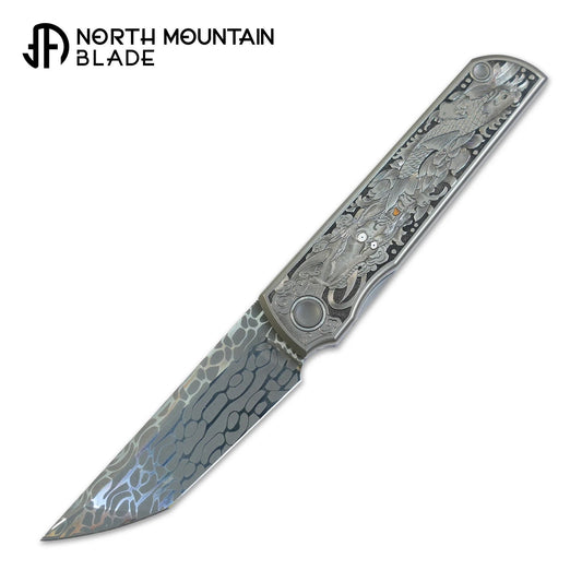 North Mountain Blade CHOP-KoiFish front view folding knife