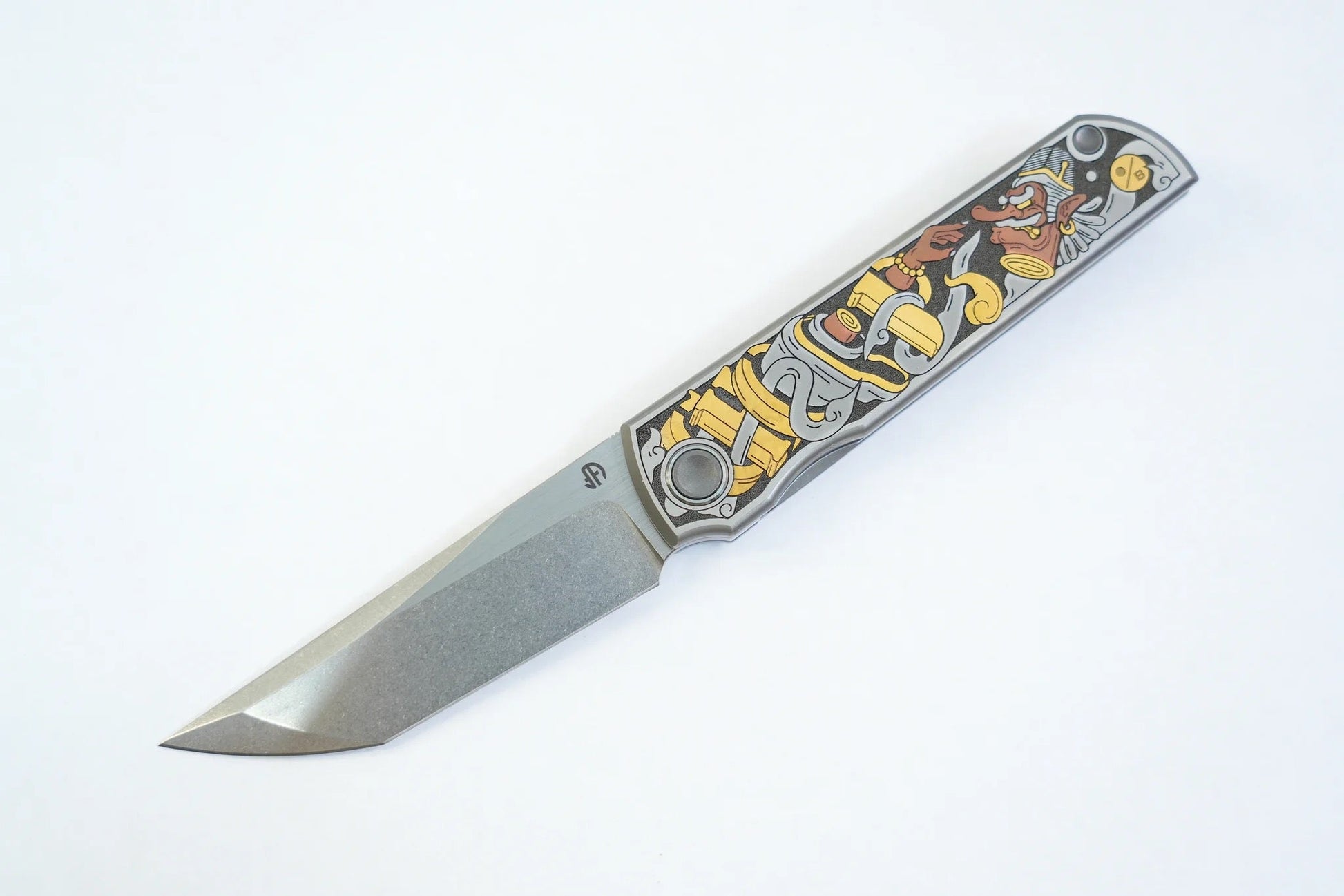 North Mountain Blade CHOP-Tengu-SamuraiCat detail view 2