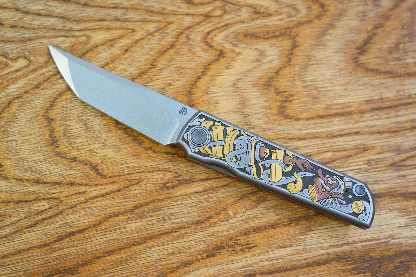 North Mountain Blade CHOP-Tengu-SamuraiCat detail view 4
