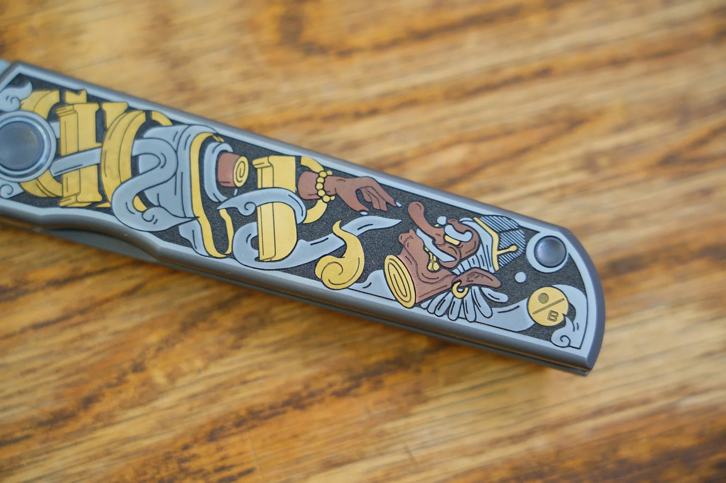 North Mountain Blade CHOP-Tengu-SamuraiCat detail view 5