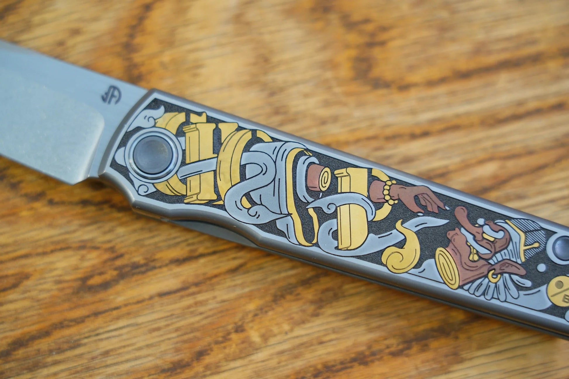 North Mountain Blade CHOP-Tengu-SamuraiCat detail view 6