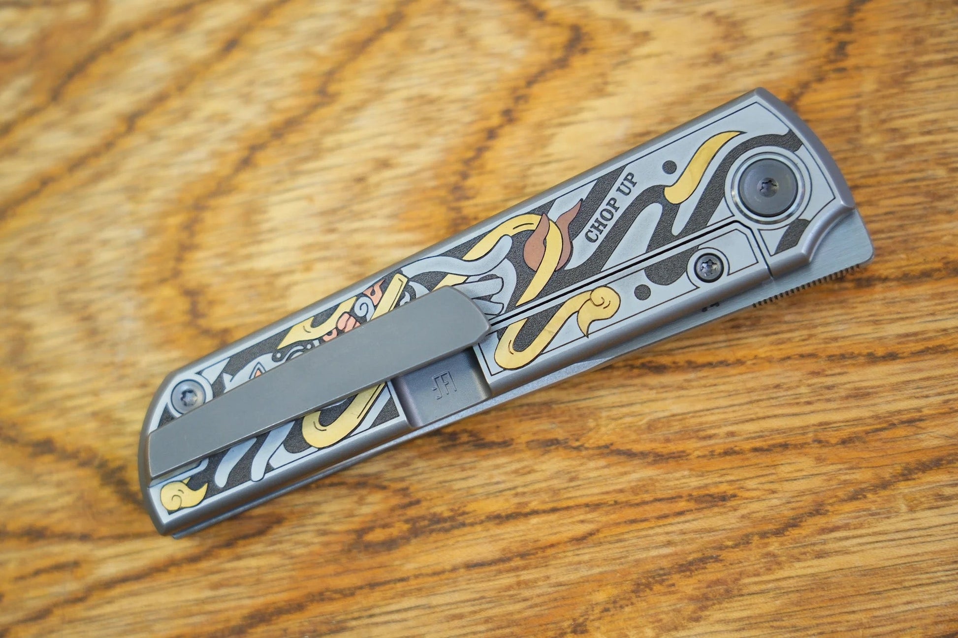 North Mountain Blade CHOP-Tengu-SamuraiCat detail view 9