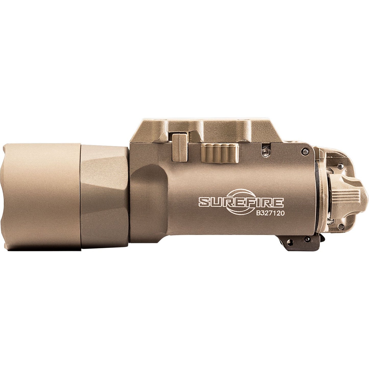 Surefire X300U-A 1000 Lumen Rail-Lock Tactical Flashlight 2 * 123A Batteries Included - Black / Tan