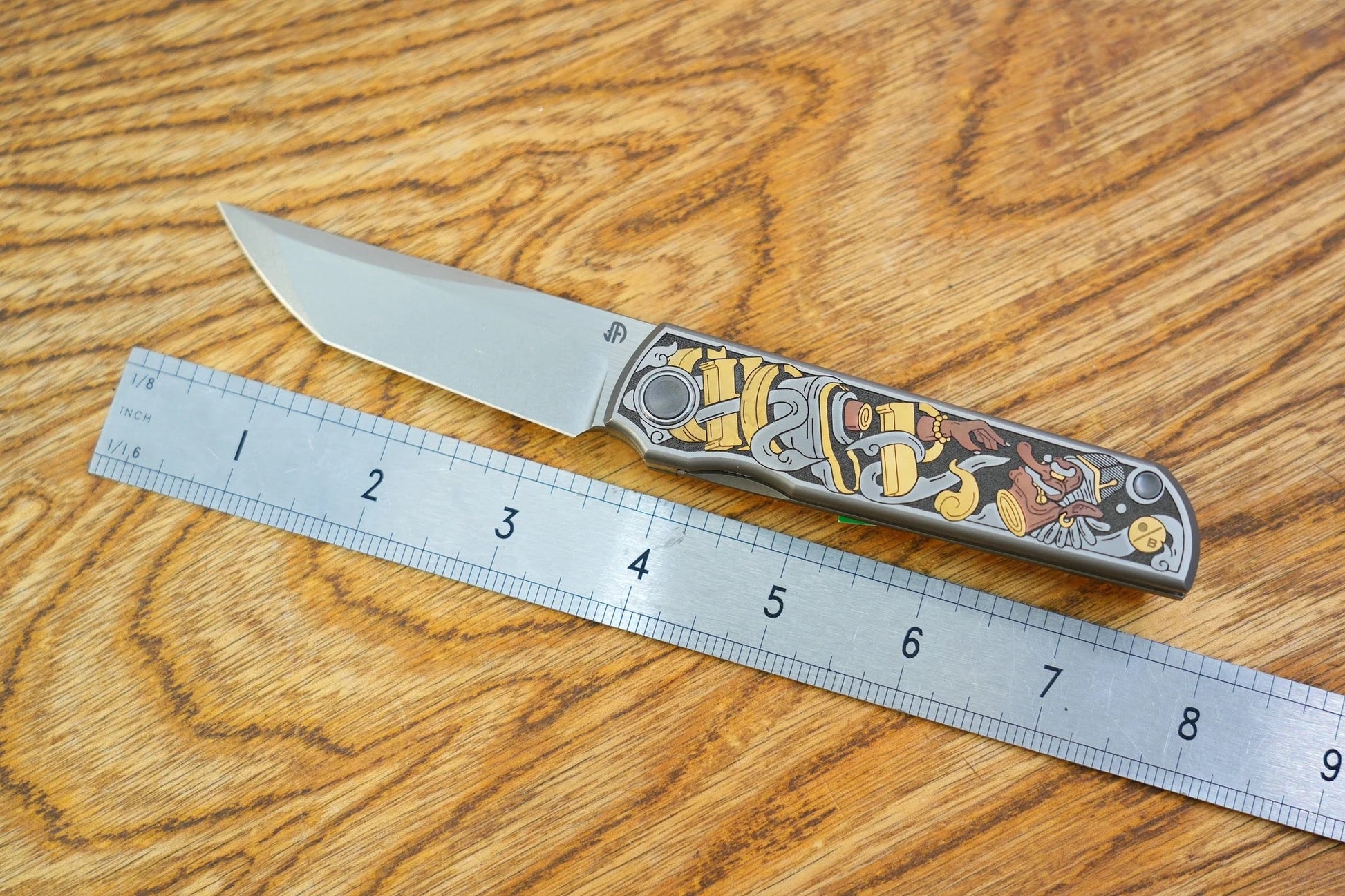 North Mountain Blade CHOP-Tengu-SamuraiCat detail view 3