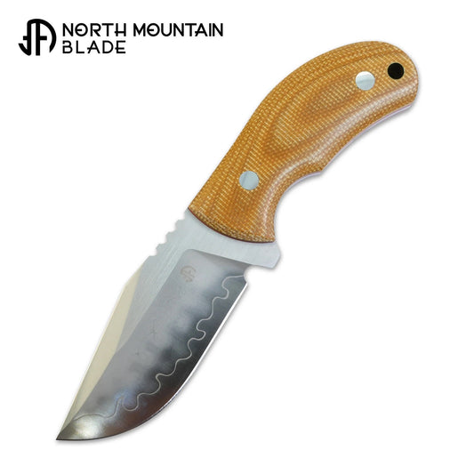 North Mountain Blade RaccoonSkinner-1 front view fixed blade knife