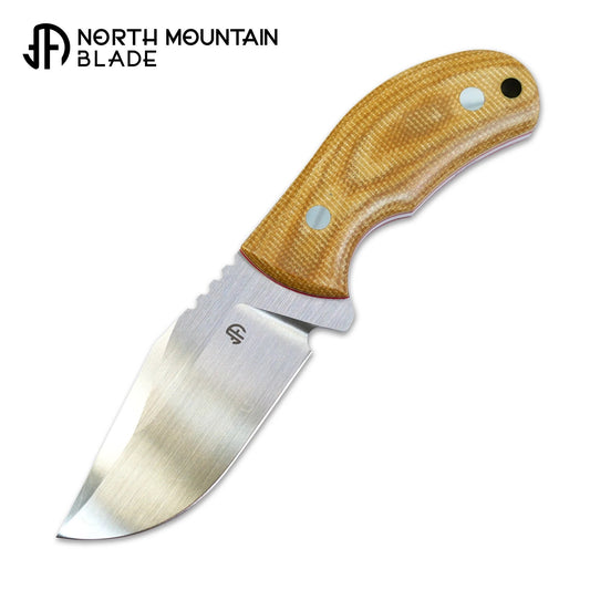 North Mountain Blade RaccoonSkinner-2 front view fixed blade knife