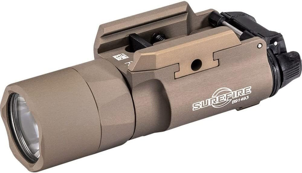 Surefire X300T-B-TN 600 Lumen High Candela LED Weaponlight 2 * 123A Batteries - Tan