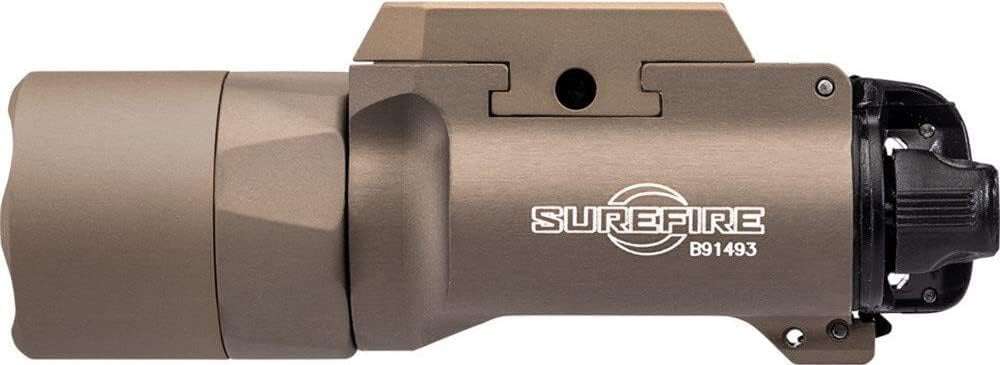 Surefire X300T-B-TN 600 Lumen High Candela LED Weaponlight 2 * 123A Batteries - Tan