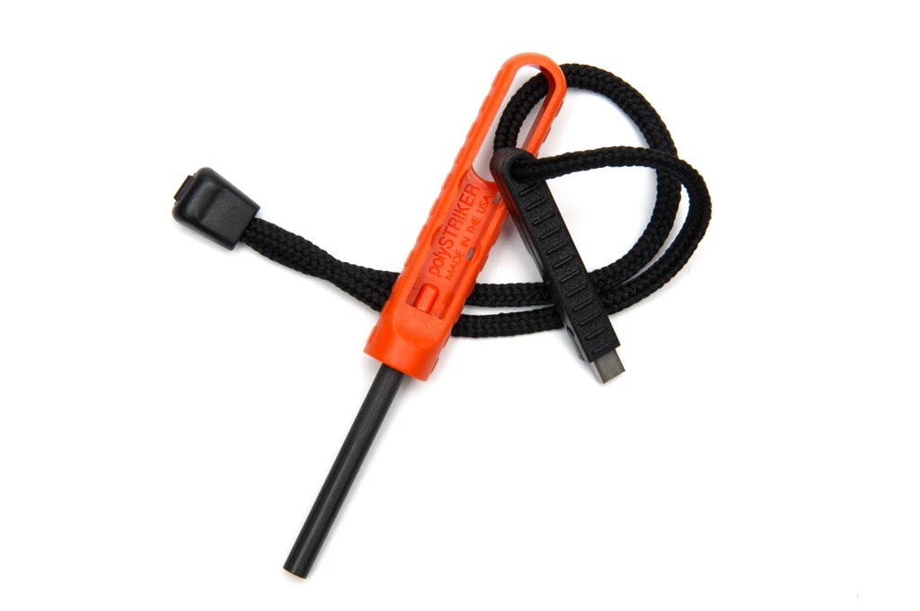 Exotac polySTRIKER Ultra-Light Ferrocerium Rod & Built In Striking Tool