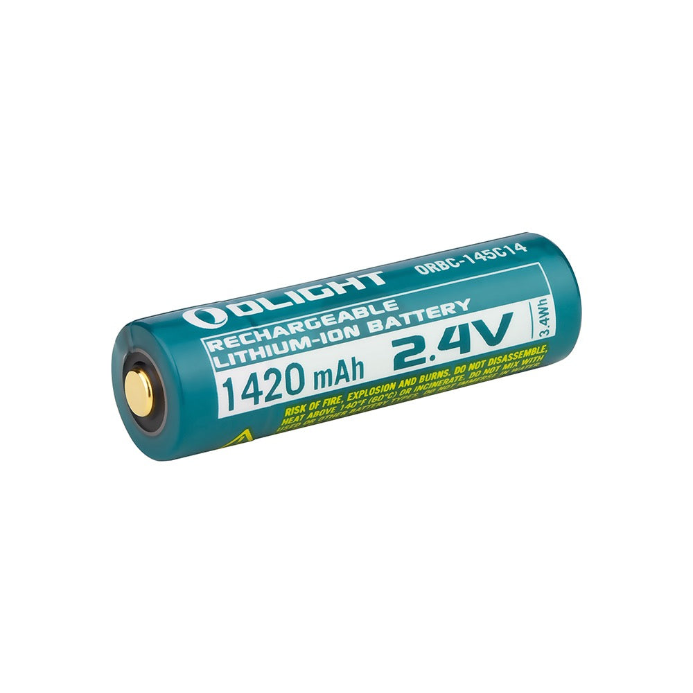 Olight 14500 USB-C Rechargeable Battery 2.4V 1420mAh (Designed For i5R)
