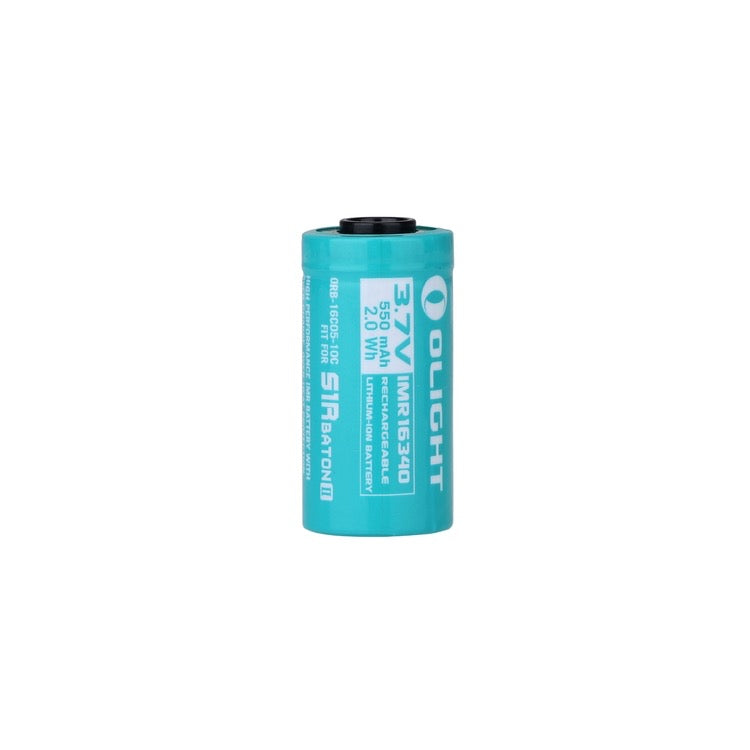 Olight IMR16340 550mAh 3.7V Battery for S1R Baton II / Baton 3 / Perun Mini