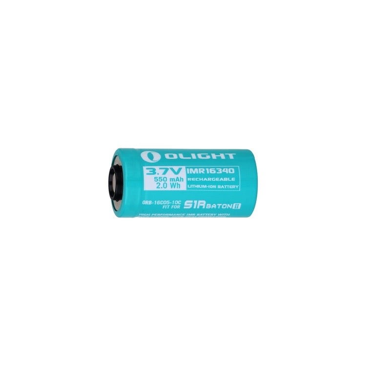 Olight IMR16340 550mAh 3.7V Battery for S1R Baton II / Baton 3 / Perun Mini