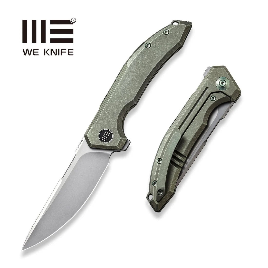 WE Knife Quixotic Flipper Knife 3.45" CPM 20CV – Titanium Handle